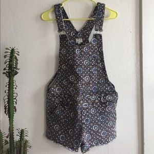 RVCA overall shorts